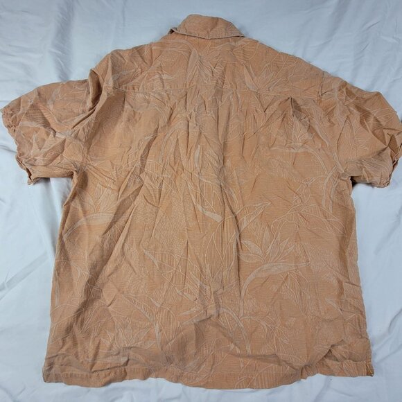 Jamaica Jaxx Authentic Island Style Mens XXL Short Sleeve Silk Shirt Hawaiian - Picture 2 of 8